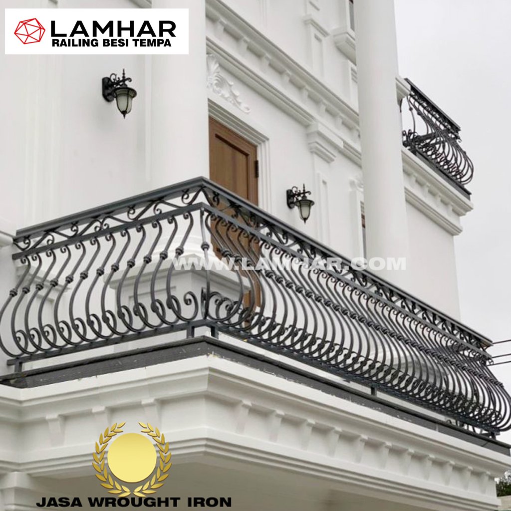 portofolio railing besi tempa