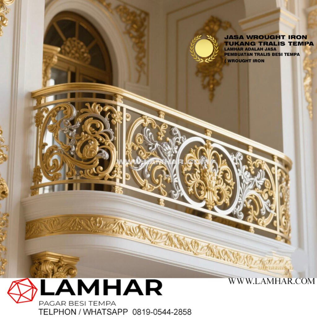 Railing balkon besi tempa