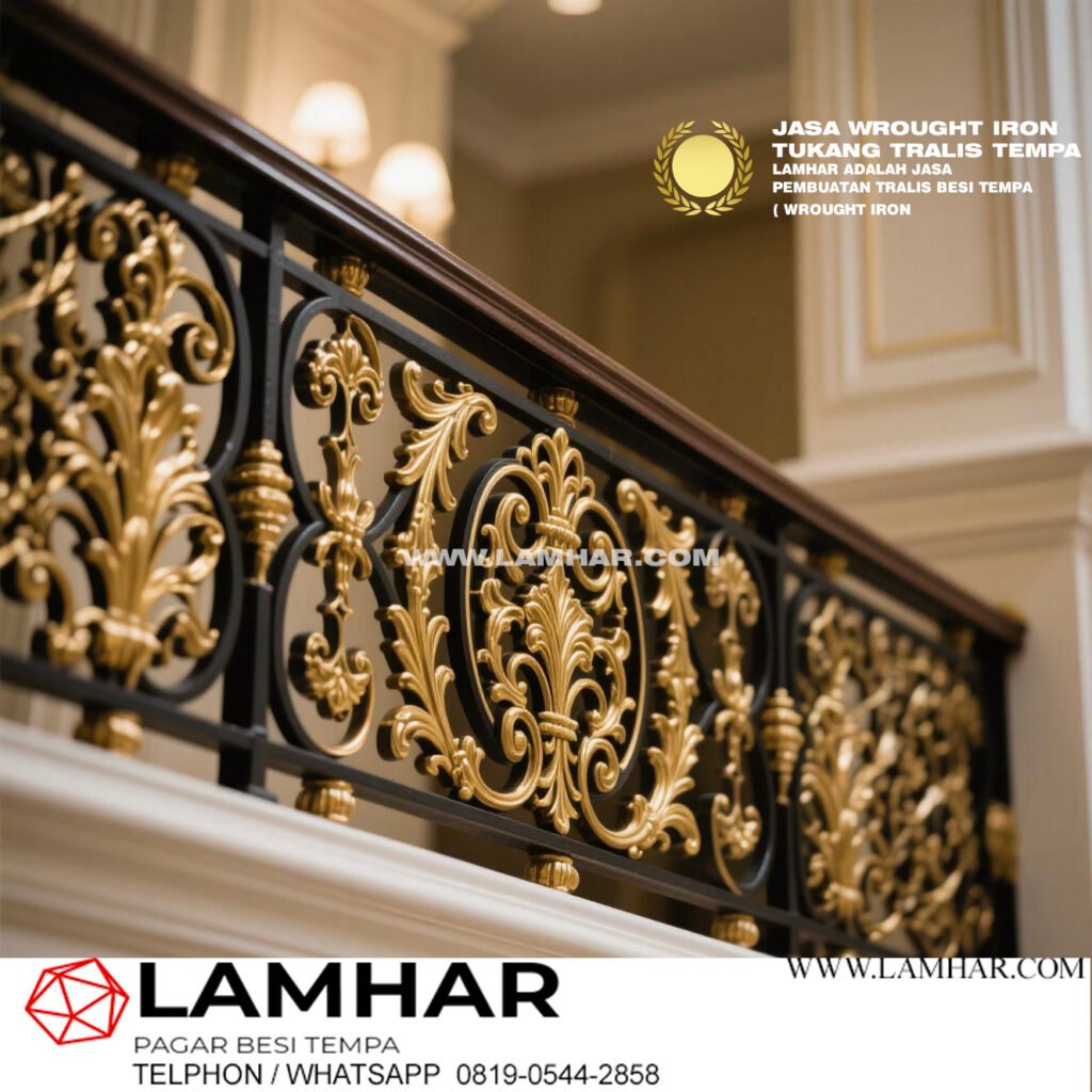 Railing balkon besi tempa