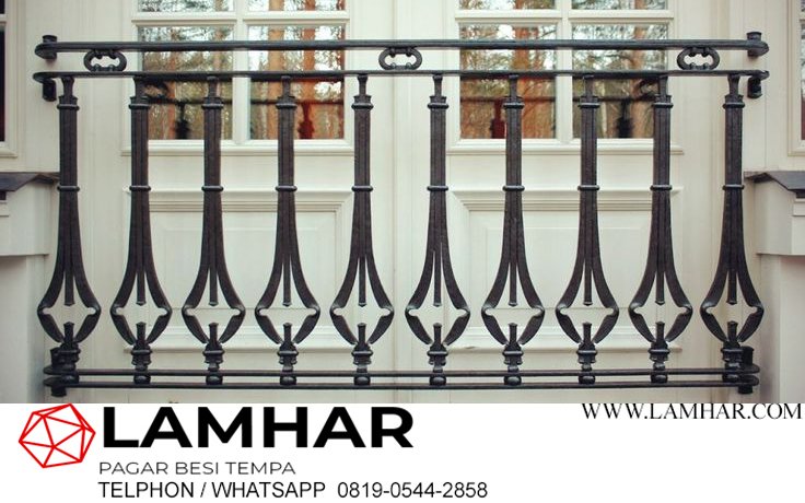 railing balkon besi tempa