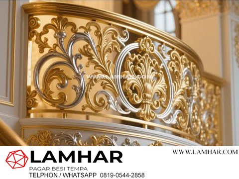 railing balkon besi tempa