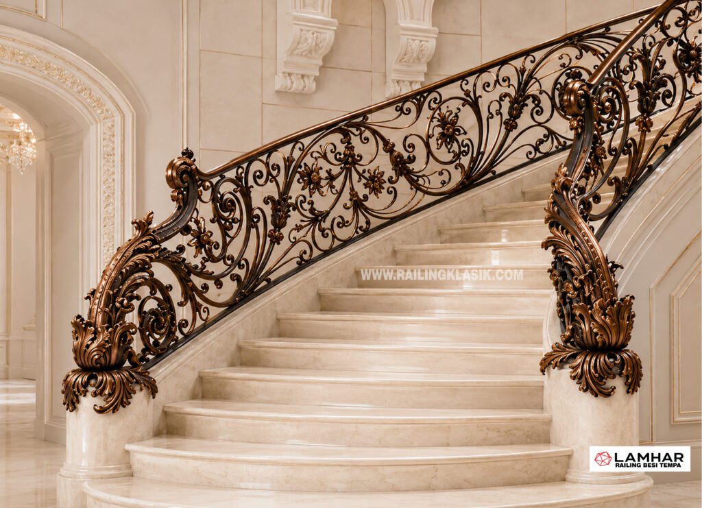 railing klasik besi tempa