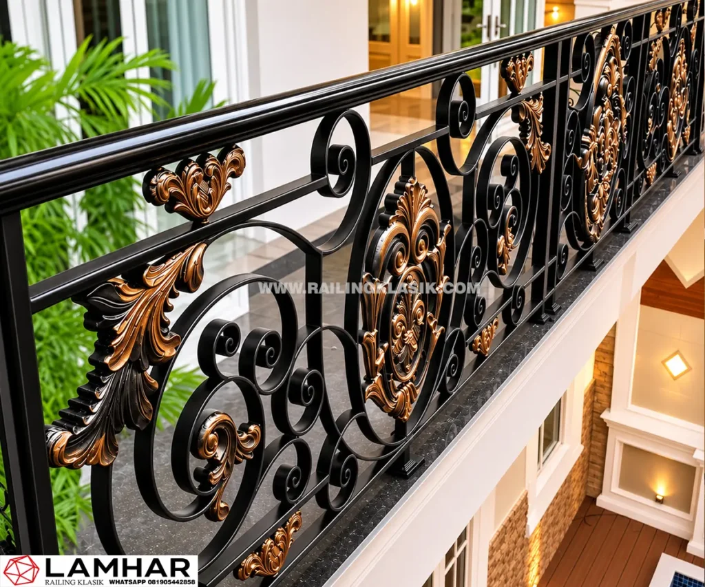 railing-klasik-plat-strip-kombinasi-alferon-tembaga